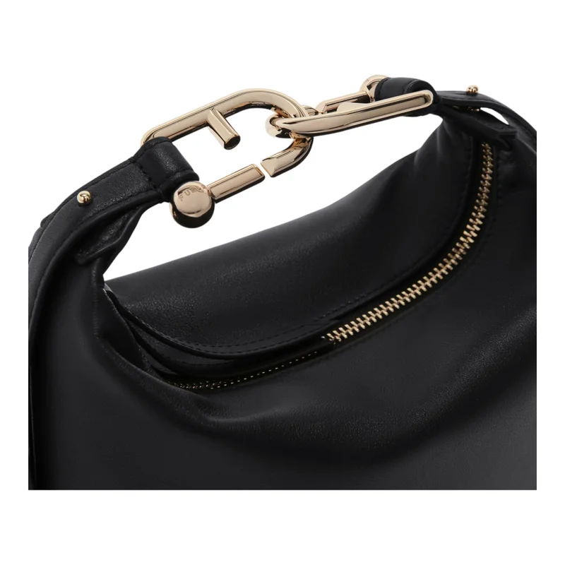 Furla Black Nuvola Mini Handbag for Women | Best Price UAE